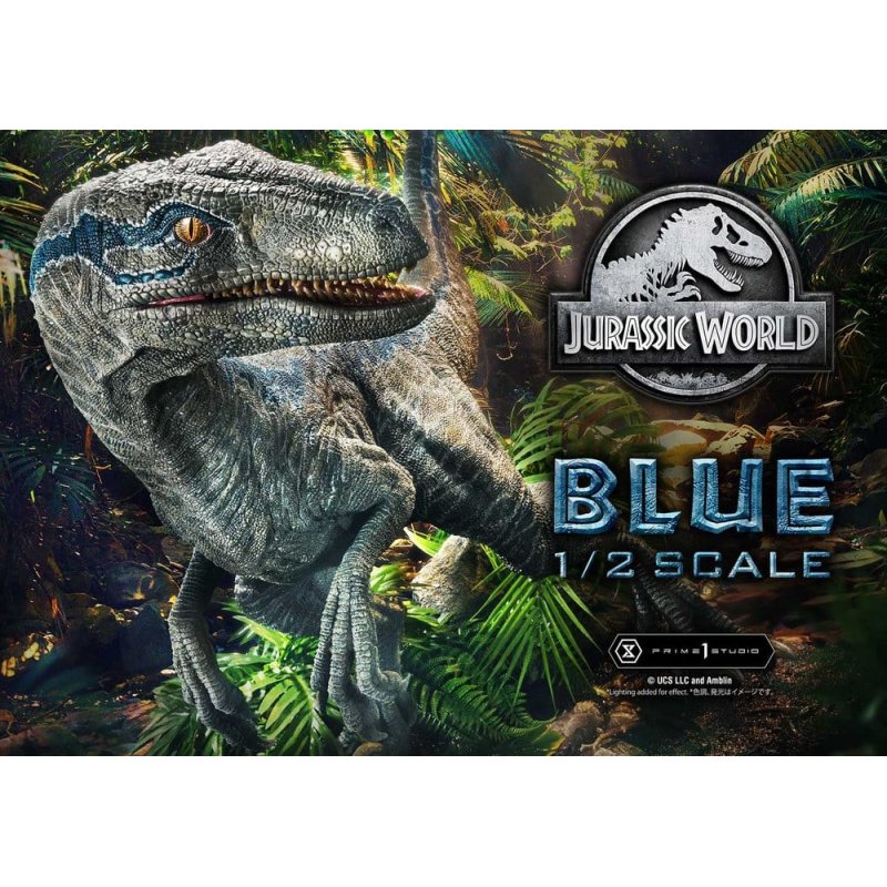 Jurassic World: Fallen Kingdom (Film) Legacy Museum Collection Statue 1/2 Blue Bonus Version 88 cm