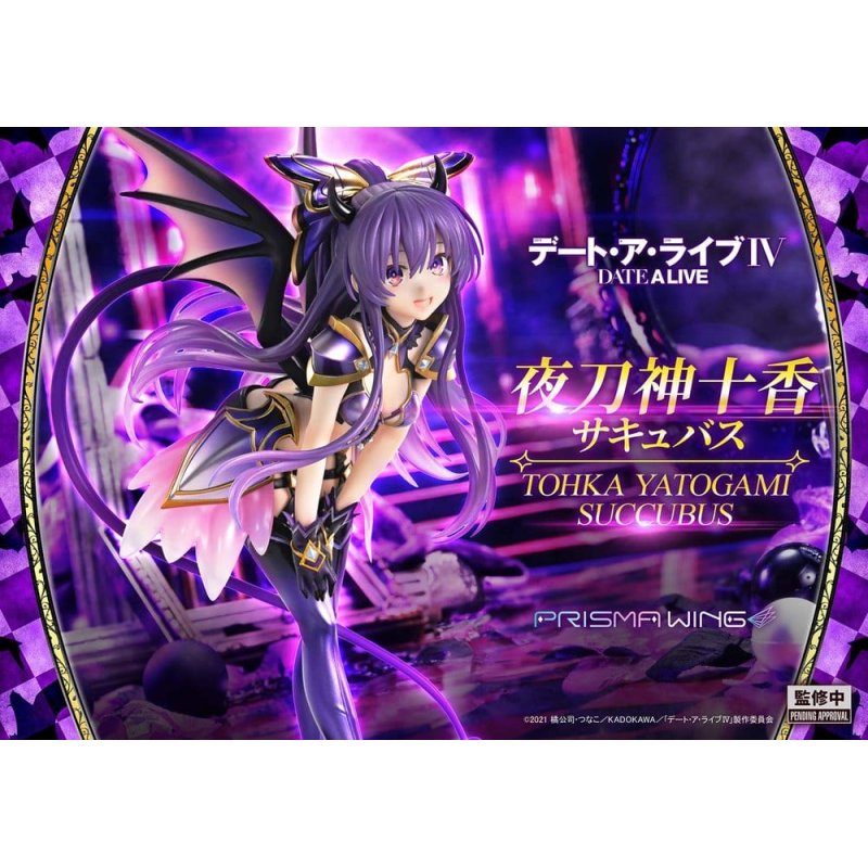 Date A Live Prisma Wing PVC Statue 1/7 Tohka Yatogami succubus 25 cm
