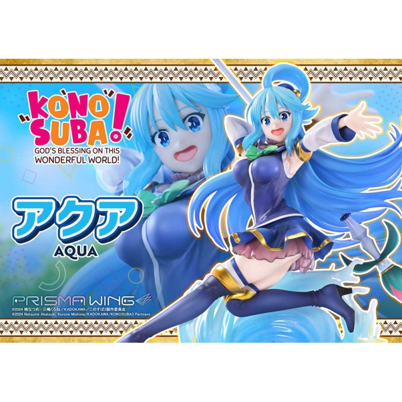 Konusuba - God's blessing on this wonderful world! Prisma Wing PVC Statue 1/7 Aqua 24 cm