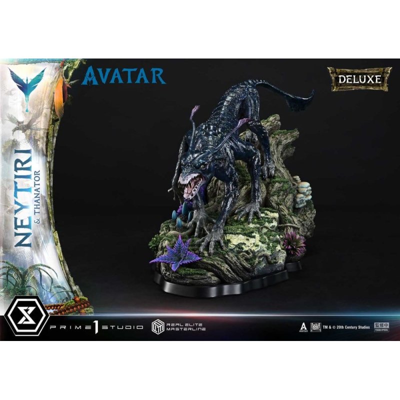 Avatar (Film) Real Elite Masterline Series Statue 1/4 Neytiri & Thanator Deluxe Version 75 cm