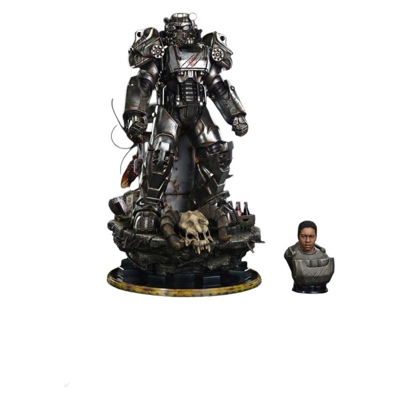Fallout Real Elite Masterline Statue 1/4 Maximus Power Armor Deluxe Version 67 cm