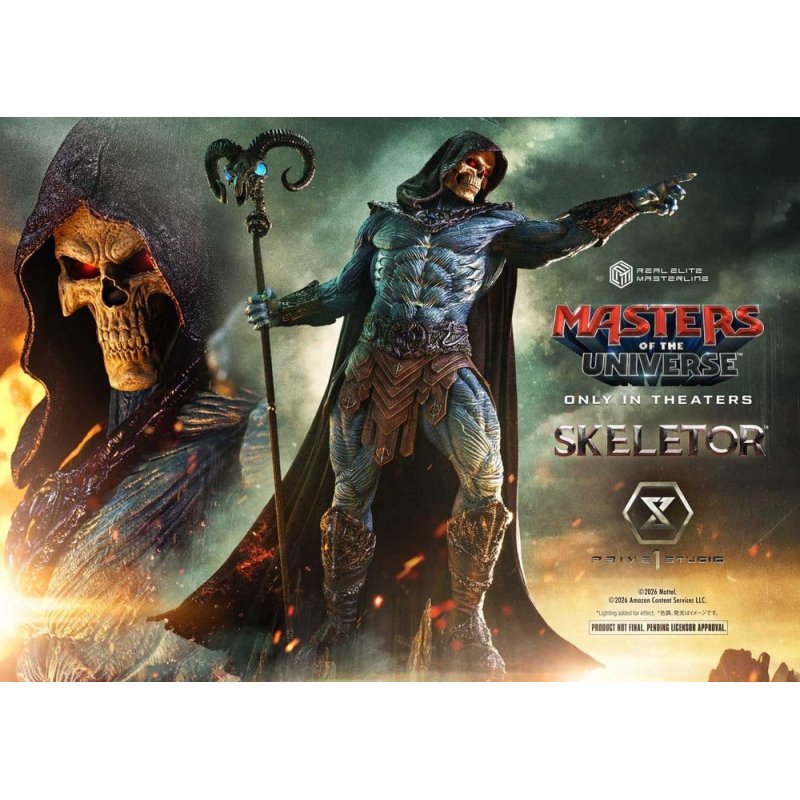 Masters of the Universe (2026 Film) Real Elite Masterline Series Statue 1/3 Skeletor Bonus Version 96 cm