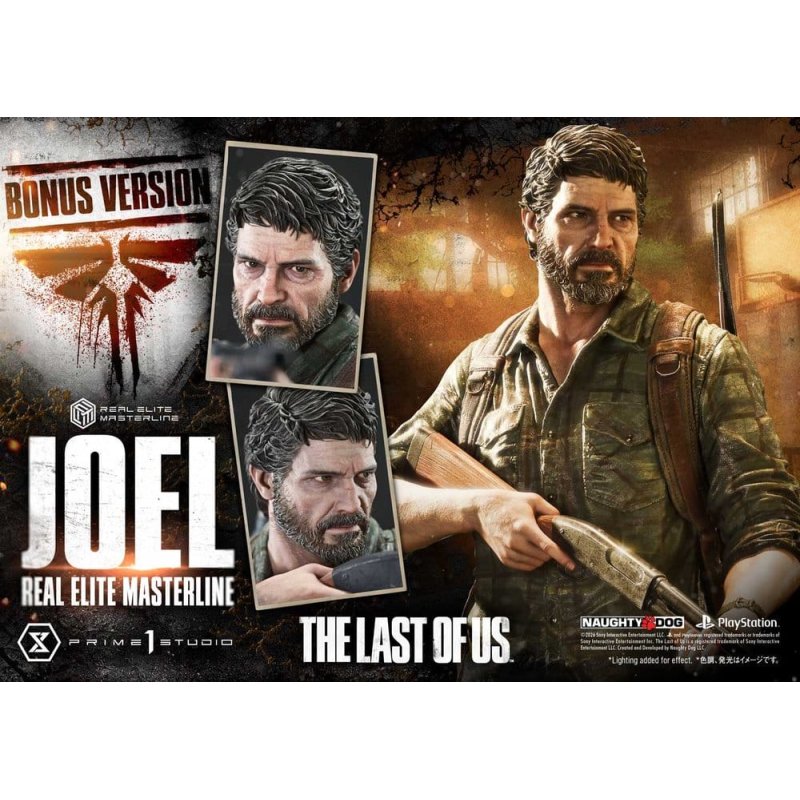 The Last of Us (Part I) Real Elite Masterline Statue 1/4 Joel Bonus Version 52 cm