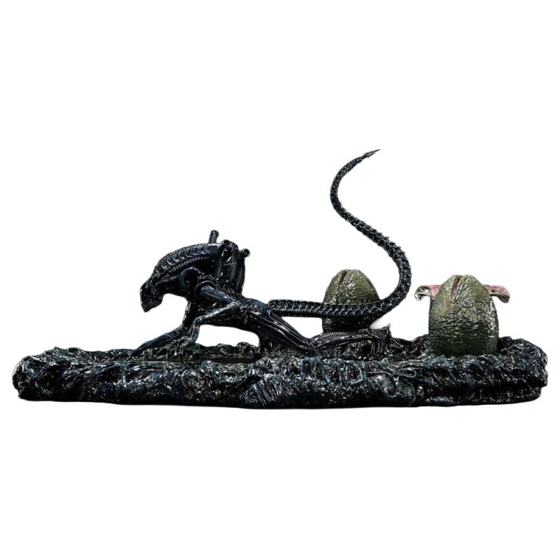 Aliens (Film) Ultimate Diorama Masterline Statue Warrior Xenomorph for Queen Alien 23 cm