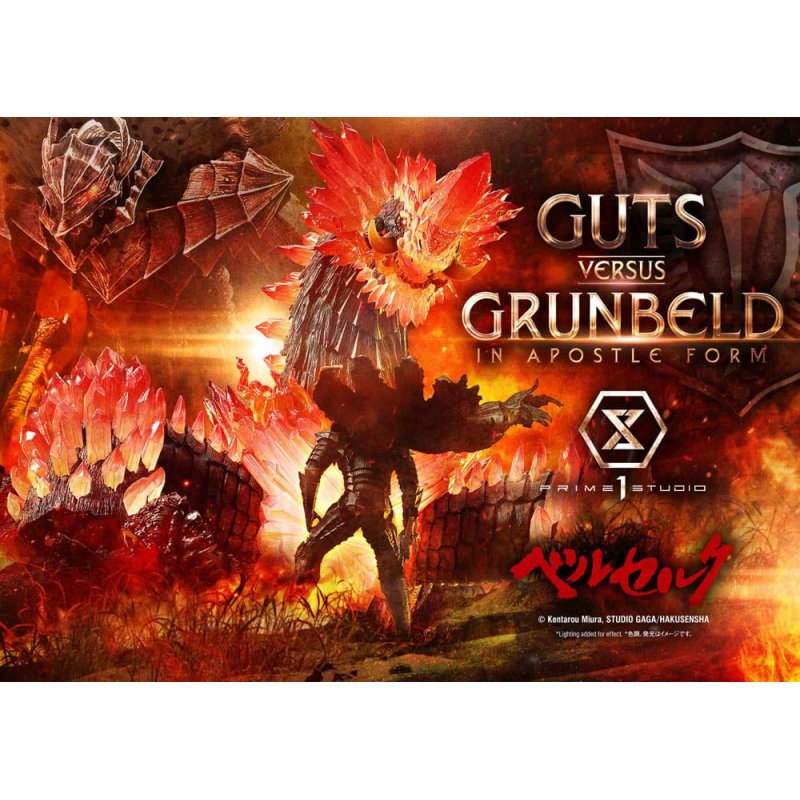 Berserk Ultimate Diorama Masterline Series Statue Berserk Guts vs. Grunbeld in Apostle Form 58 cm