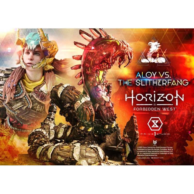 Horizon Forbidden West Ultimate Diorama Masterline Series Statue Aloy vs. The Slitherfang Bonus Version 82 cm