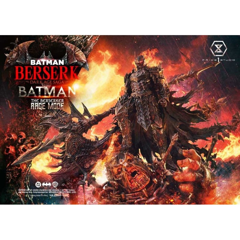 DC Comics Ultimate Premium Masterline Series Statue 1/4 Batman (Comics) Batman: The Berserker Rage Mode 82 cm