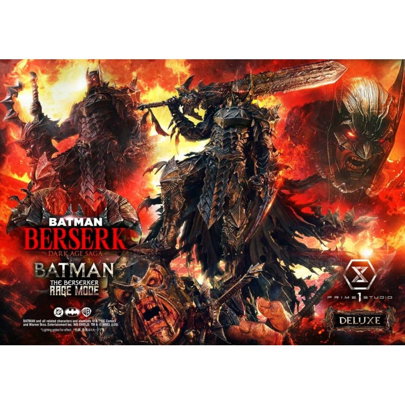 DC Comics Ultimate Premium Masterline Series Statue 1/4 Batman (Comics) Batman: The Berserker Rage Mode DX Bonus