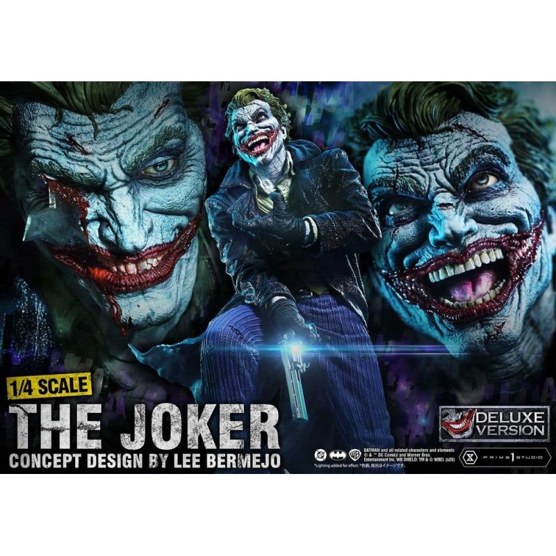 DC Comics Ultimate Premium Masterline Series Statue 1/4 The Joker (Concept Design by Lee Bermejo) Deluxe Version 53 cm