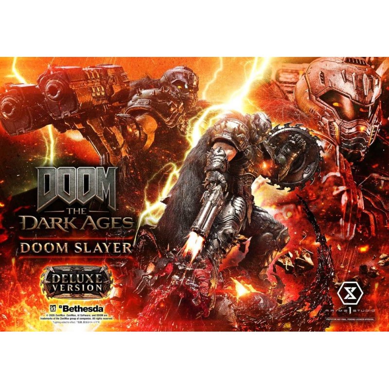 DOOM: The Dark Ages Ultimate Premium Masterline Series Statue 1/4 DOOM Slayer Deluxe Version 77 cm