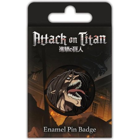 Attack on Titan Enamel Pin Badge S3 (Eren Titan Rage)