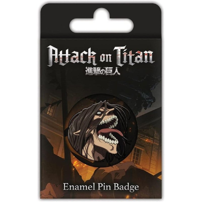 Attack on Titan Enamel Pin Badge S3 (Eren Titan Rage)