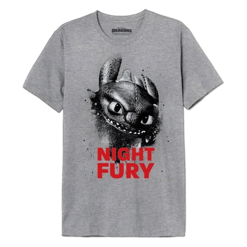 How to Train Your Dragon T-Shirt Night Fury Size S