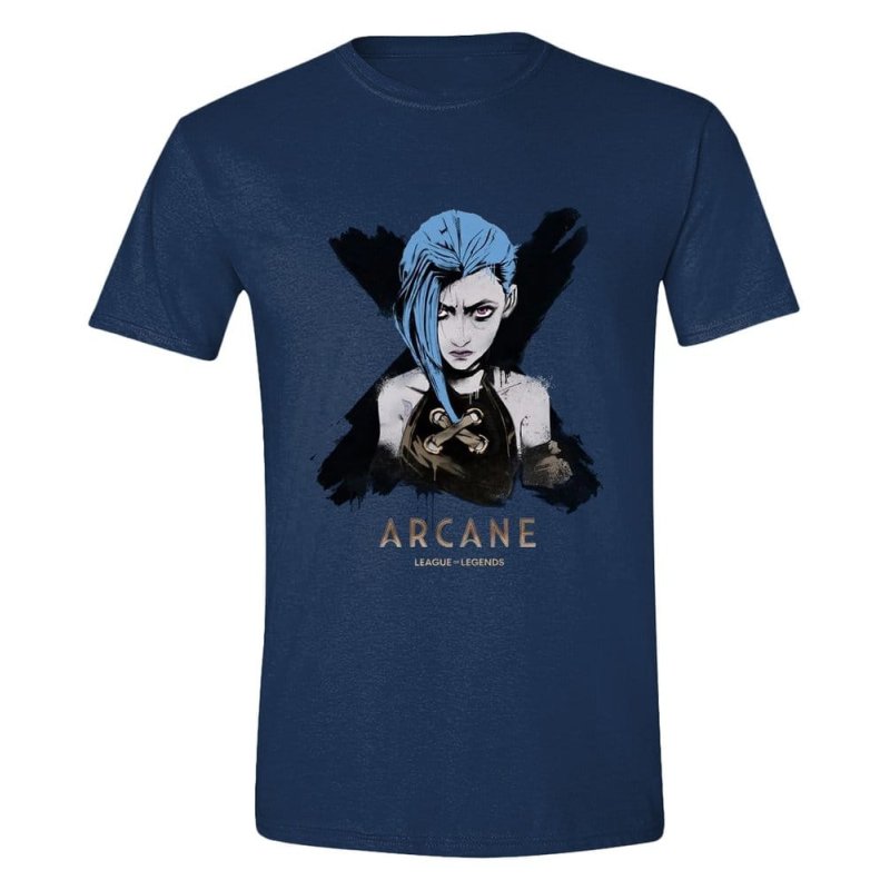 Arcane T-Shirt Jinx Portrait Size XL