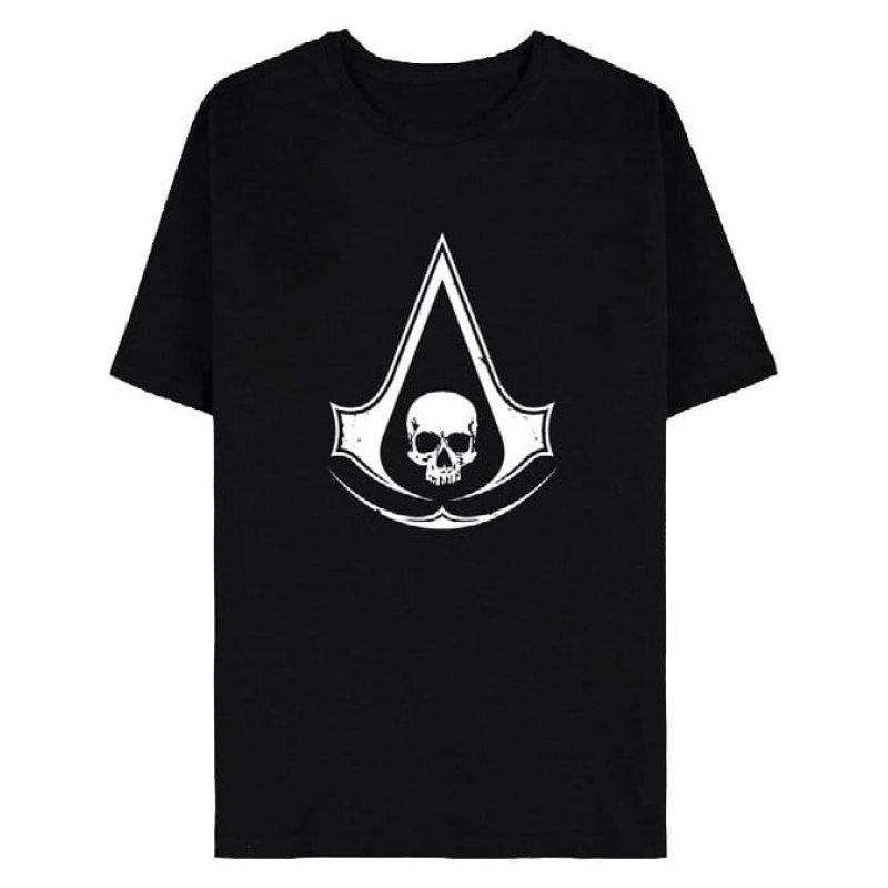 Assassin's Creed T-Shirt Black Flag Resynched Skull Size L