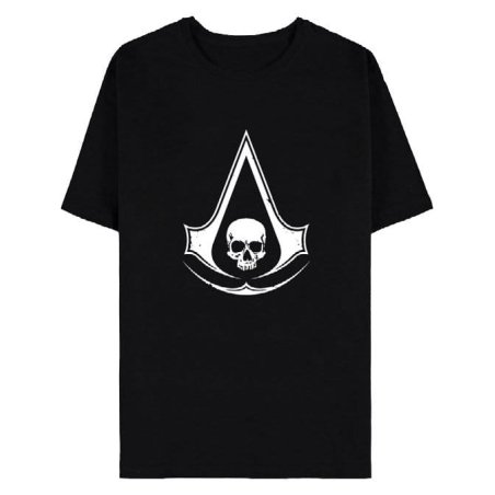 Assassin's Creed T-Shirt Black Flag Resynched Skull Size L