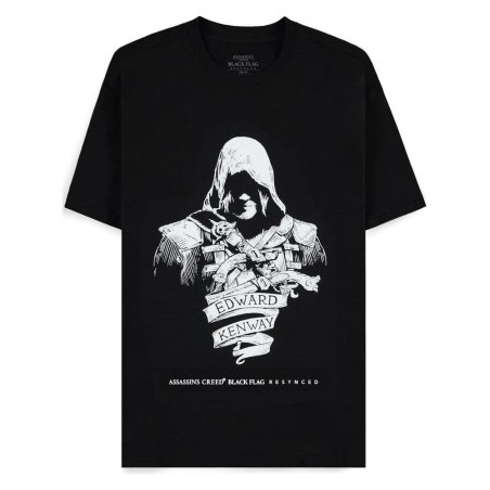 Assassin's Creed T-Shirt Black Flag Resynched Edward Kenway Size L
