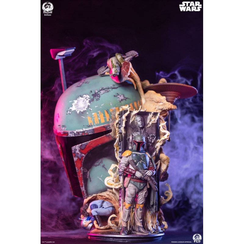 Star Wars The Empire Strikes Back Fine Art Bust Boba Fett Deluxe Edition 50 cm