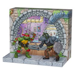 Teenage Mutant Ninja Turtles: Remastered Action Figures Raphael vs. Rocksteady