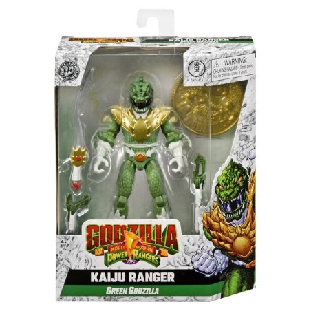 Mighty Morphin Power Rangers x Godzilla Action Figure Green Godzilla
