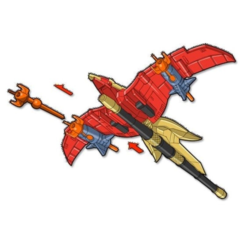 Mighty Morphin Power Rangers Thunderzord Action Figure Firebird
