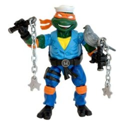Teenage Mutant Ninja Turtles x G.I. Joe Crossover Classics Action Figure Michelangelo x Shipwreck 12 cm
