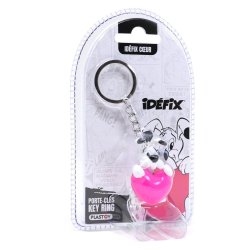 PORTE-CLÉS BLISTER - IDÉFIX COEUR ROSE