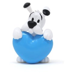 FIGURINE PVC - IDÉFIX COEUR BLEU