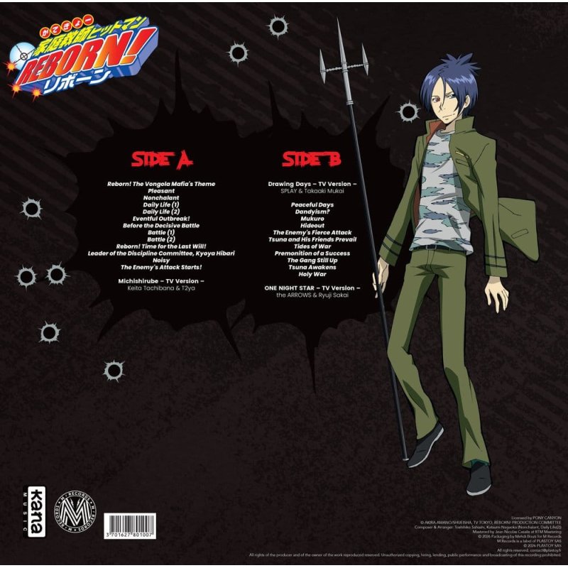 Hitman Reborn Original Soundtrack Vinyl