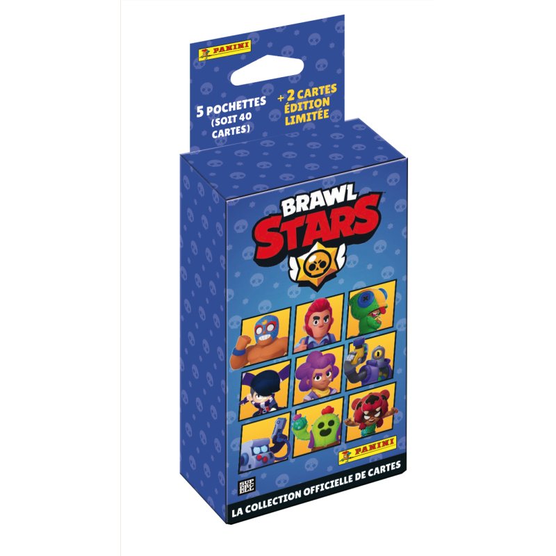 Panini Brawl Stars Tc Blister 5 Pochettes 2 Cartes El