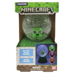 Minecraft LED Glitter Ball (high: 17 cm) / Minecraft brokatowa kula świecąca (wysokość: 17 cm)