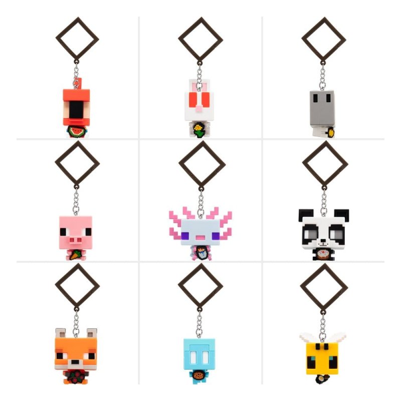 Minecraft Bag Clips Scented Series 4 Blind Box Assortment (24)