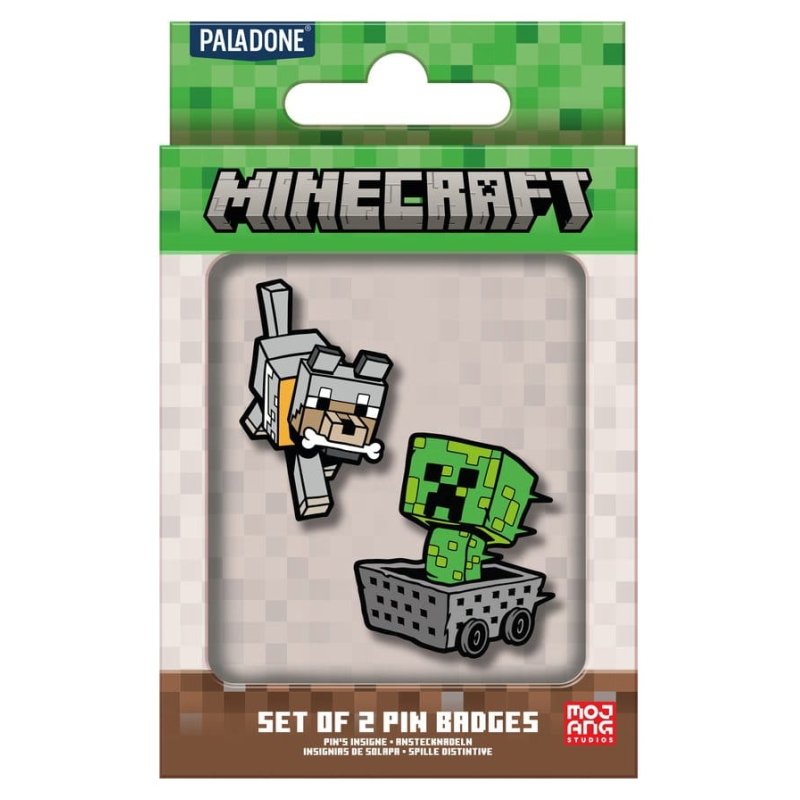 Minecraft Pin Badge 2-Pack