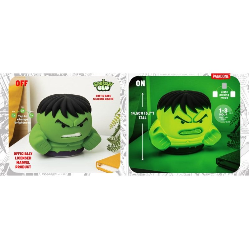 Marvel - Hulk SquishyGlo Silicone Light
