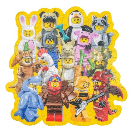 Lego Puzzle in Tin (250 Pieces)