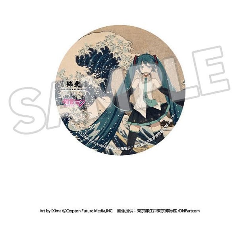 Katsushika Hokusai x Hatsune Miku Pins 6 cm Blind Box Assortment (8)