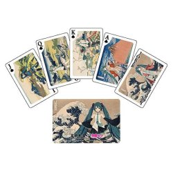 Katsushika Hokusai x Hatsune Miku Playing Cards