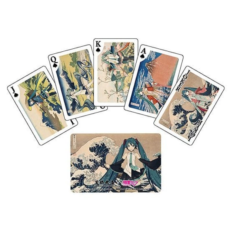 Katsushika Hokusai x Hatsune Miku Playing Cards