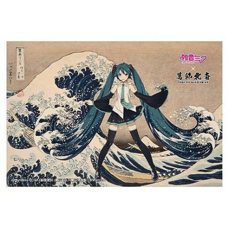 Hatsune Miku x Katsushika Hokusai iXima Postcard The Great Wave off Kanagawa (10)