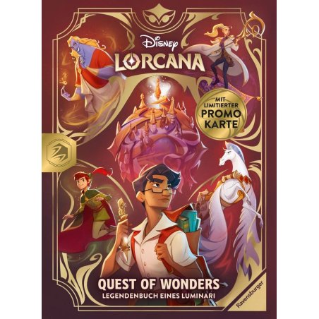Disney Lorcana Quest of Wonders: Legendenbuch eines Luminari (Hardcover)