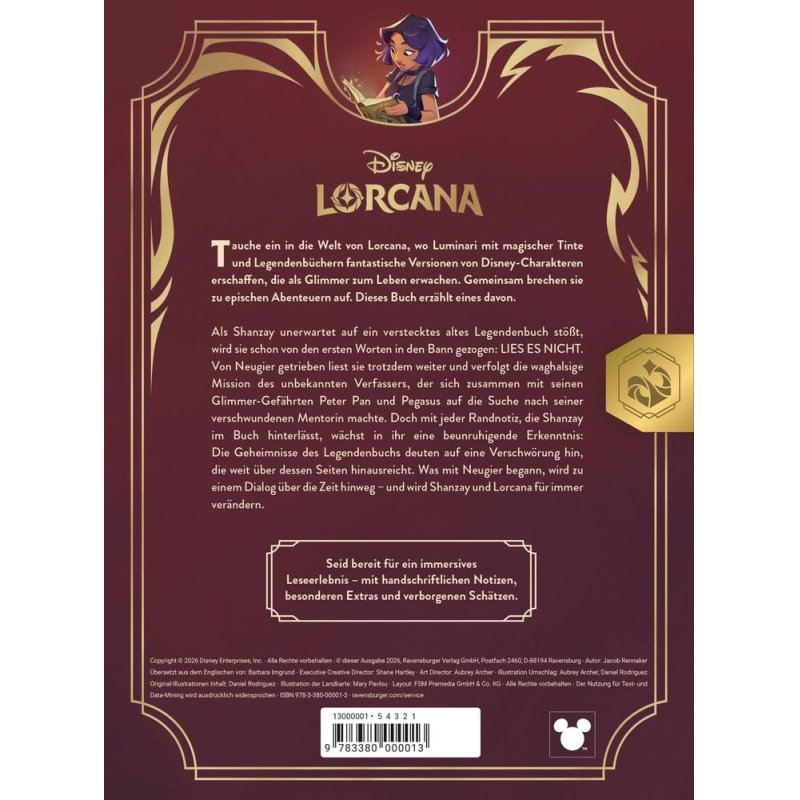 Disney Lorcana Quest of Wonders: Legendenbuch eines Luminari (Hardcover)