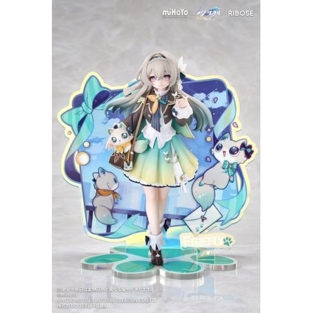 Honkai: Star Rail Rise Up Chibi Cat Series Mini Figure Firefly Ver. 18 cm
