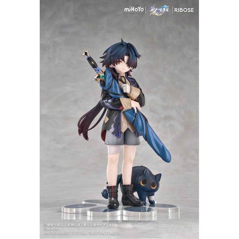 Honkai: Star Rail Rise Up Chibi Cat Series Chibi Figure Blade Ver. 19 cm