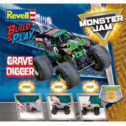Monster Jam Revell Build & Play Kit Monster Jam Grave Digger