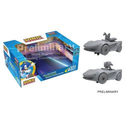 Sonic the Hedgehog Pull & Speed Pull-back car Sonic Racing CrossWorlds - Twinpack