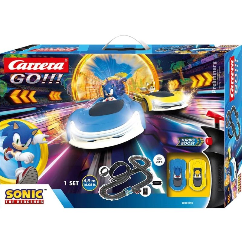 Sonic the Hedgehog Carrera GO!!! Race Track Set Sonic Racing CrossWorlds