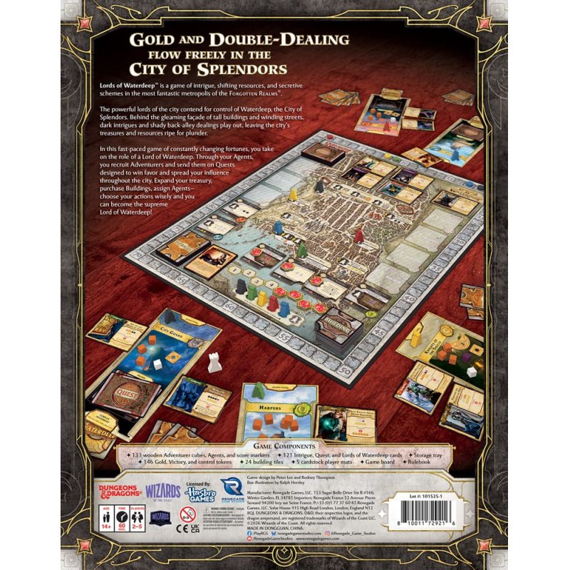 Dungeons & Dragons board game Lords of Waterdeep *English Version*