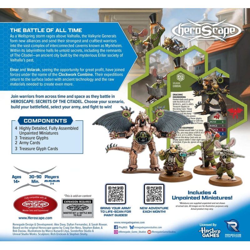 Heroscape Army Expansion Clockwork Combine Research Expedition *English Version*
