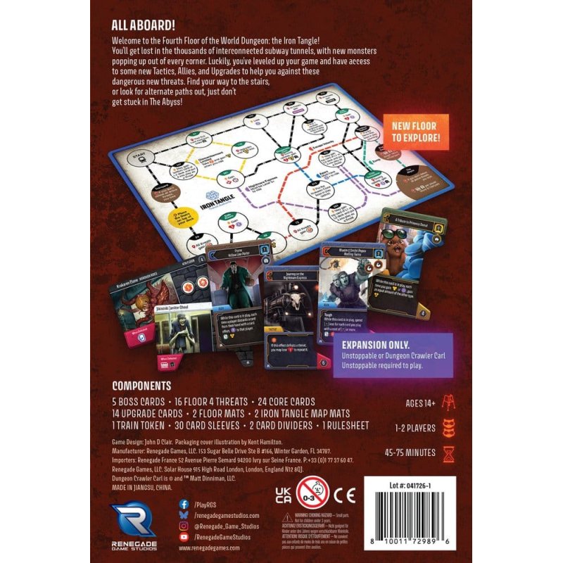Dungeon Crawler Carl Unstoppable: The Iron Tangle Expansion *English Version*
