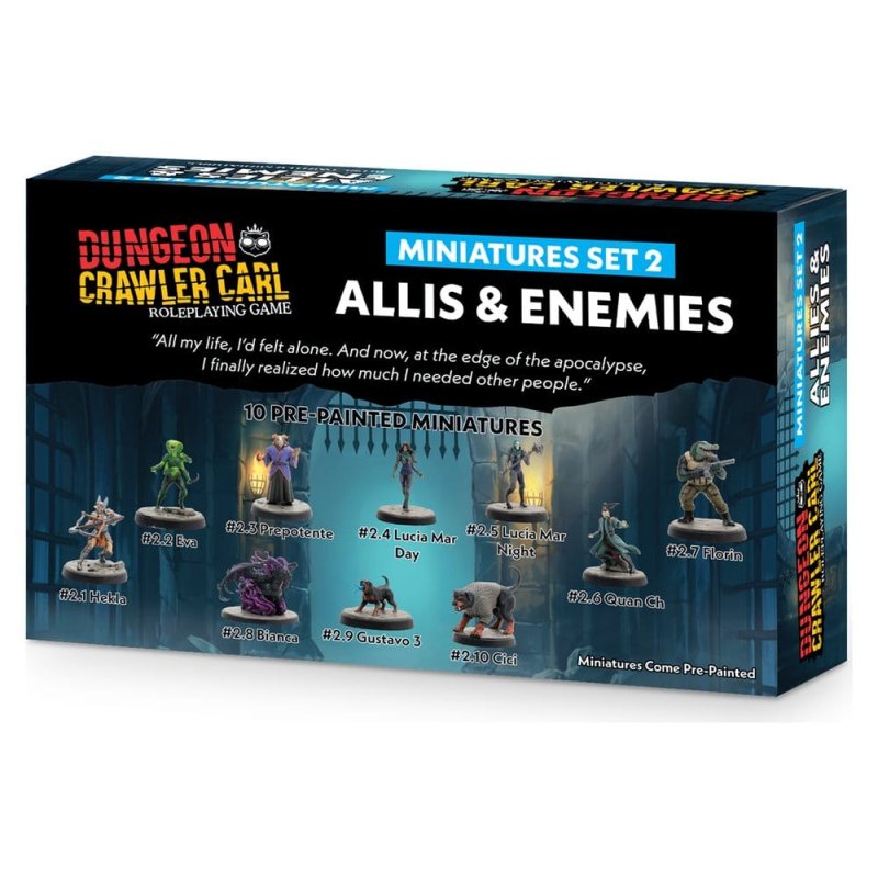 Dungeon Crawler Carl Miniatures Set 2 Enemies & Allies